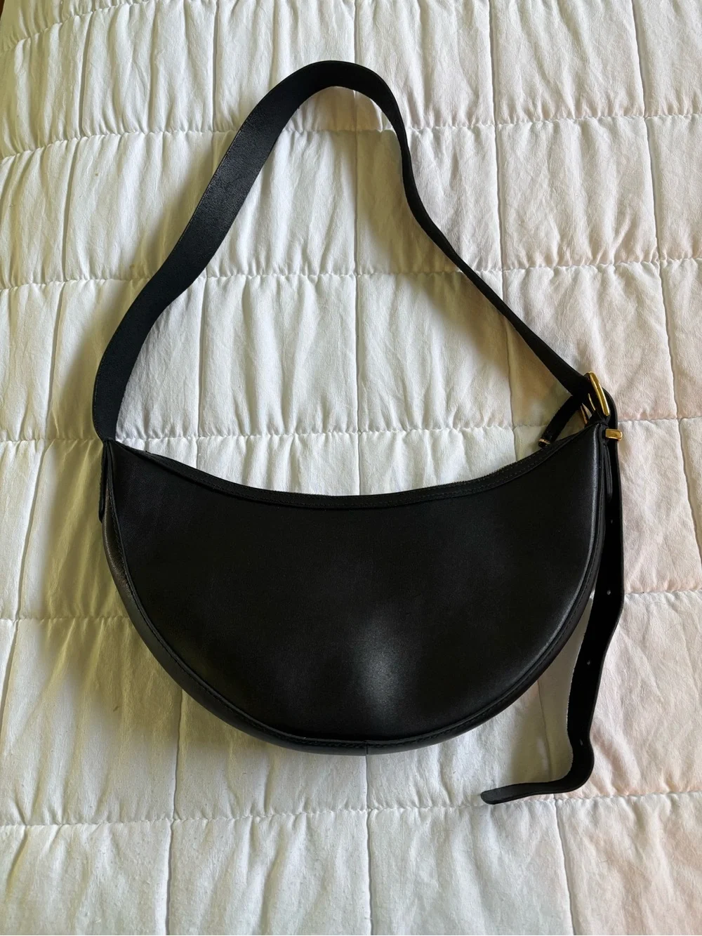 Madewell Black Crescent Crossbody Bag